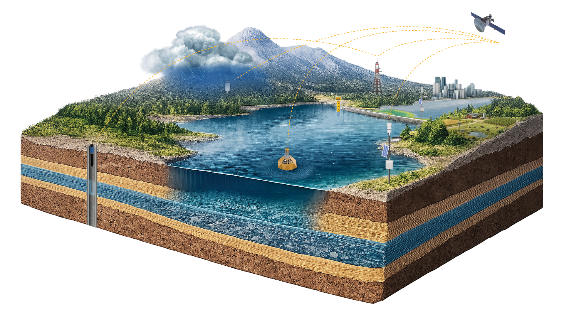 Water Monitoring Systems Diagram